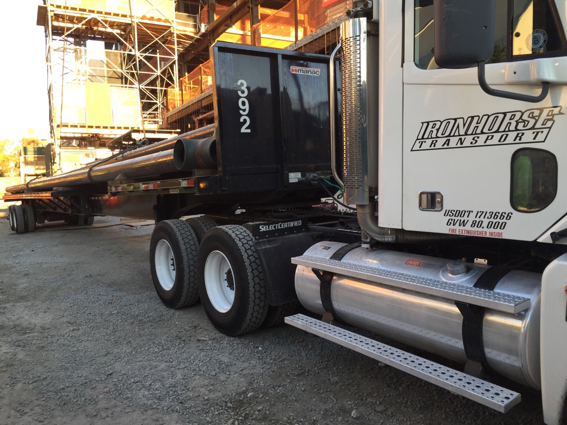 Iron Horse Truck on jobsite